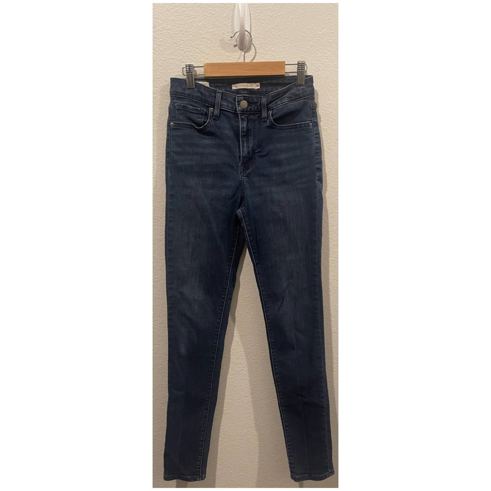 LEVIS PREMIUM 721 High Rise Skinny Blue Jeans